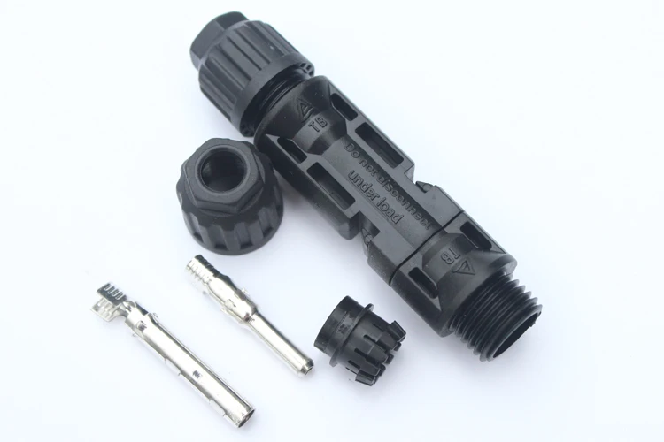 

Male and Female MC4 Solar Panel Connector Used for Solar Cable Suitable Cable Cross Sections 2.5mm2~6.0mm2 MC4X-B1 IP67