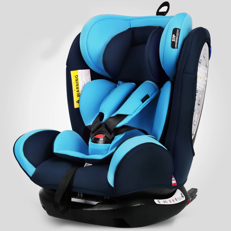 ISOfix интерфейс детское автомобильное безопасное кресло-трансформер детское автомобильное сиденье-бустер Регулируемая укладка сидя пятиточечный ремень безопасности CCC - Цвет: blue ISOfix