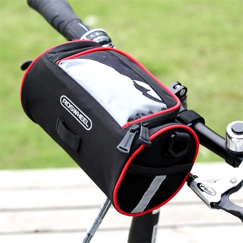 Горячие велосипедные передние сумки с сенсорным экраном сотовый телефон ПВХ водонепроницаемая вместительная карманная сумка для горного велосипеда на велосипедной раме чехол для телефона