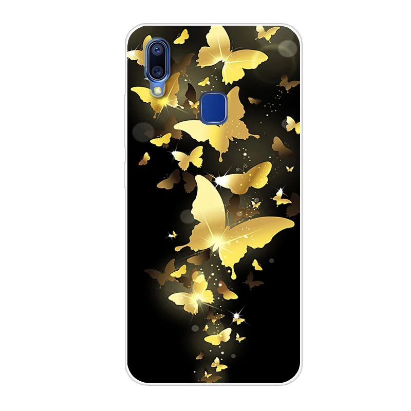 Мультяшный чехол Vivo Y93 lite Мягкая силиконовая задняя крышка для телефона Y 93 VivoY93