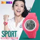 Женщины Спортивные Часы Дамы SKMEI 3D Шагомер LED Цифровые Часы Девушки Мода Повседневная Часы Нару ✔