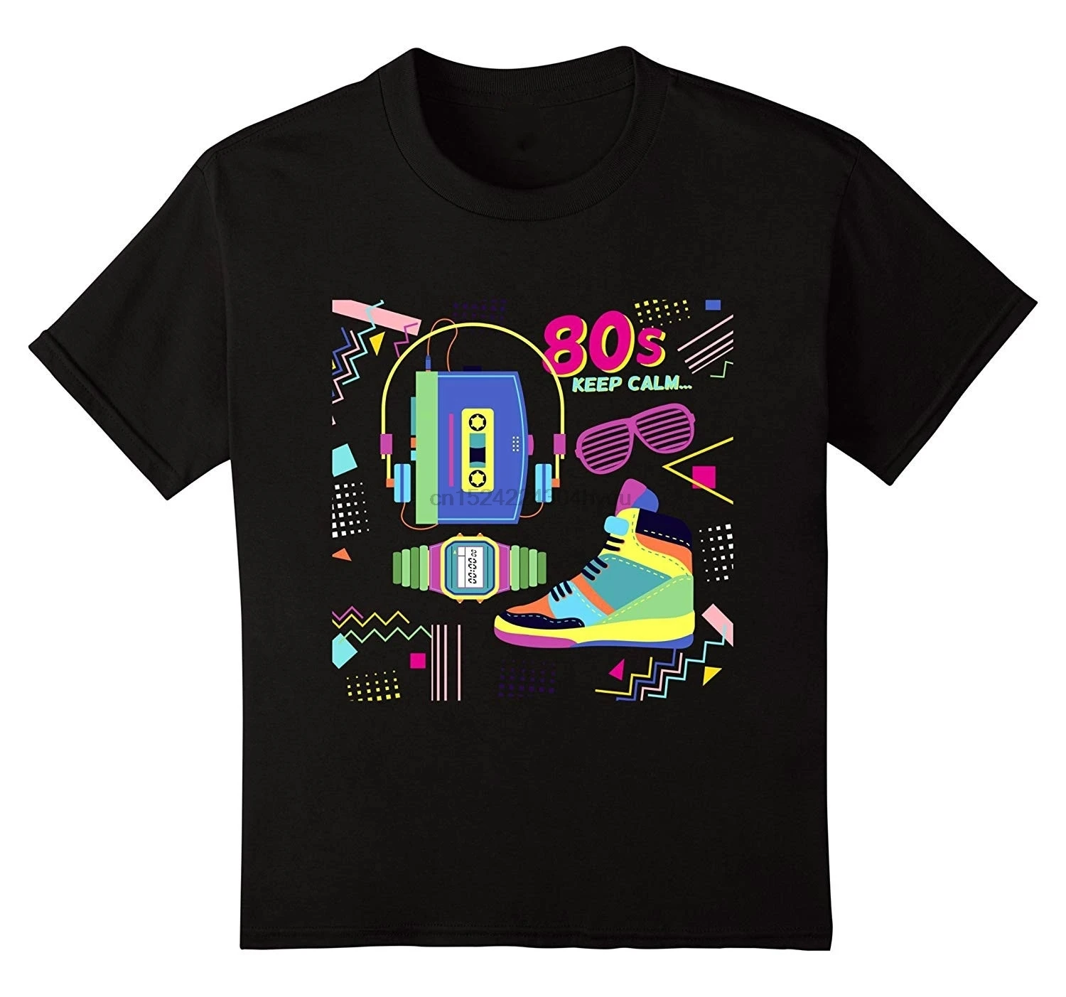 Camiseta de dibujos animados Estilo Vintage 80|Camisetas| -