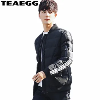 

TEAEGG Baseball Collar Chaquetas Invierno Hombre 2020 Man Warm Winter Jacket Parkas Para Homens Mens Winter Jackets OutwearAL255