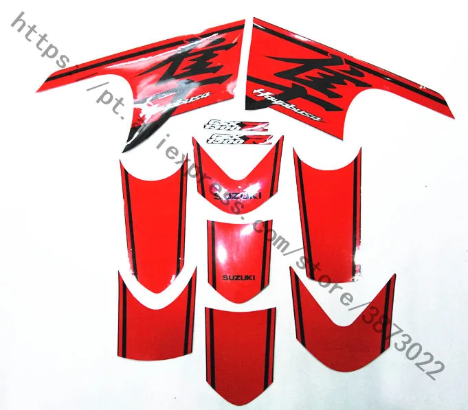 

Motorcycle helmet decorative car reflective sticker fit for suzuki hayabusagsxr1300 2008 2018 2009 2010 2011 2012 2013 2014 2015