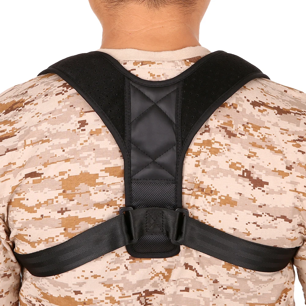 

Adjustable Posture Corrector Back Figure 8 Clavicle Strap Wrap Corset Belt Straightener Brace Upper Back Shoulder Correctors