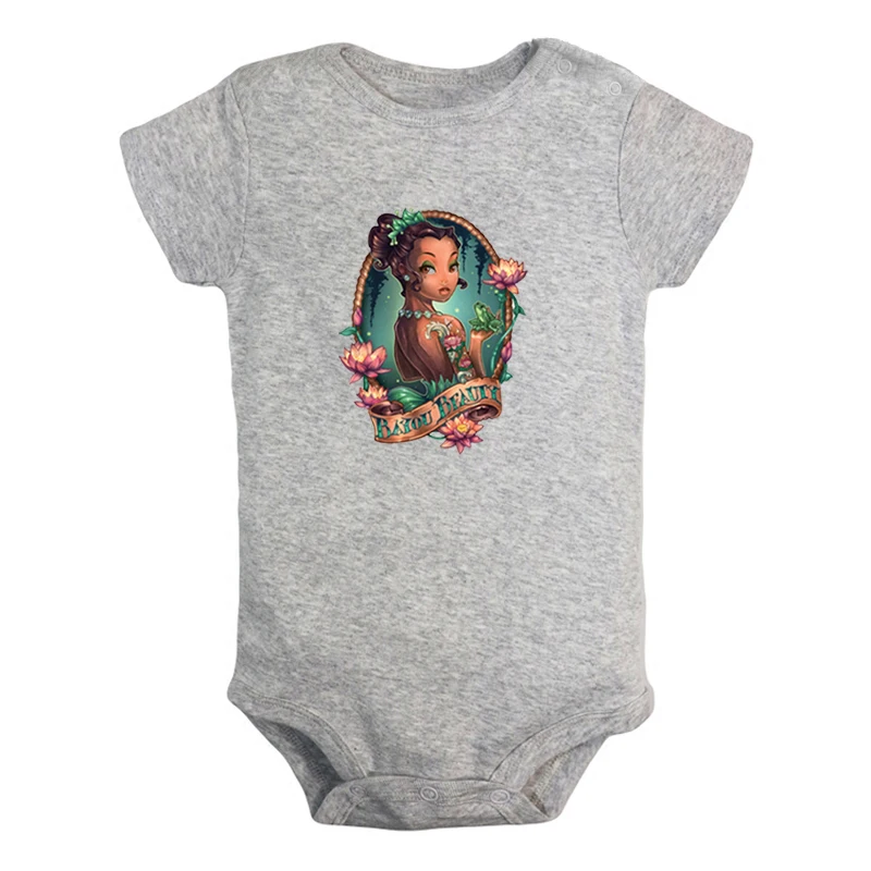 ieBodysuits1280G Милая Одежда для новорожденных девочек и мальчиков с рисунком радуги, фортепиано, ключ, принцесса и лягушка, тианна, комбинезон с короткими рукавами - Цвет: ieBodysuits1280G