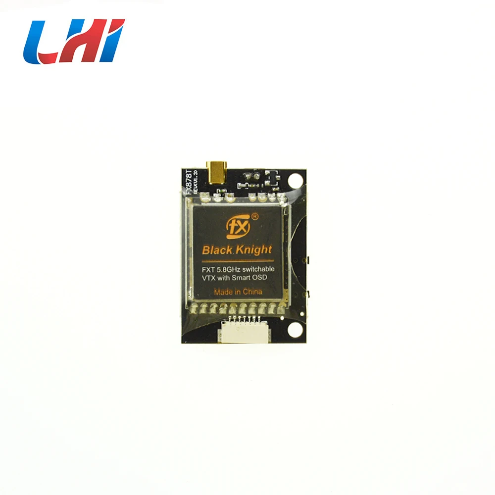 

FX878T Black Knight 5.8 GHz Mini FPV Switchable Video Transmitter 40CH VTX with Smart OSD control board for RC Drone Quadcoptr