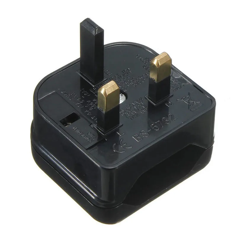 

Plug Adapter European Euro EU 2 Pin to UK 3Pin Plug Adapter Power Socket Travel Converter New