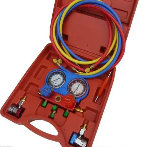 

WINMAX New Common Cool Gas Meter Air Conditioning Manifold Gauge Tool Set Refrigeration WT04D1011
