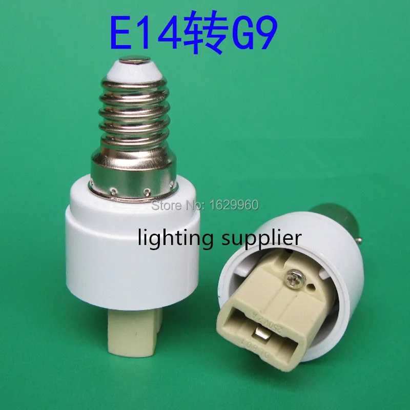 

10pcs per lot free shipping - adapter E14 to G9 holder converter for G9 led bulb light factory wholesale price
