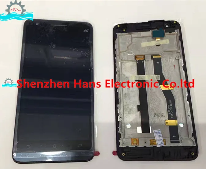 

LCD Screen display+touch Digitizer with frame For 5.0" Asus x002 black free shipping