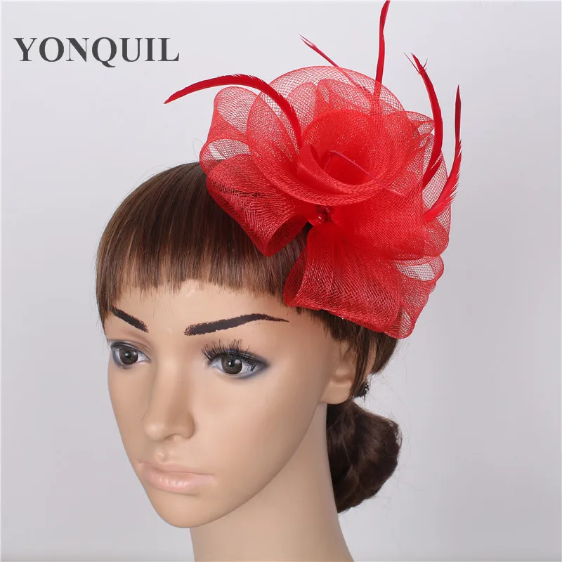 Millinery чародейные Шляпы Модный вуалет свадебные аксессуары для волос 6 шт./партия несколько цветов для выбранного SYF40