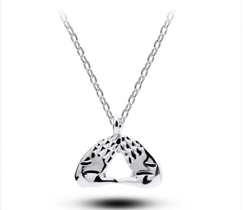 1 шт. Delta Sigma Theta DST ожерелье ручной знак кулон ладонь ювелирные изделия ожерелье