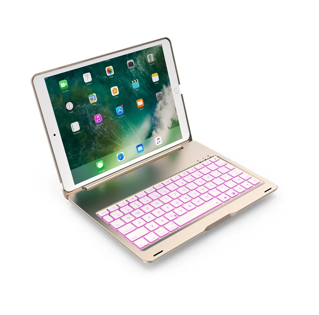 Чехол для планшета для iPad Air/Pro, 10,5 дюймов, с Bluetooth, чехол для клавиатуры, Беспроводная Bluetooth Подсветка, чехол для клавиатуры# g4