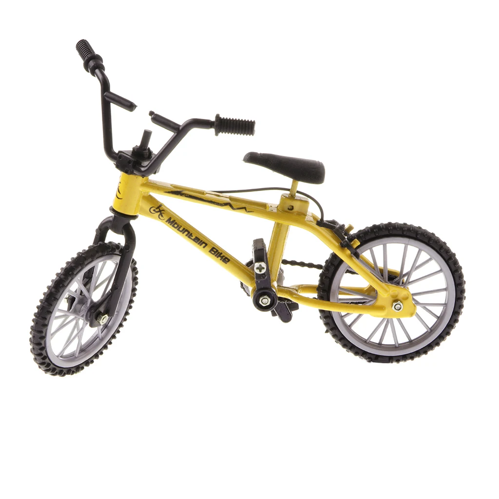 1:24 Miniature Alloy Finger Bike Mountain Bicycle Diecast Vehicle  Model Desk Gadget Toy