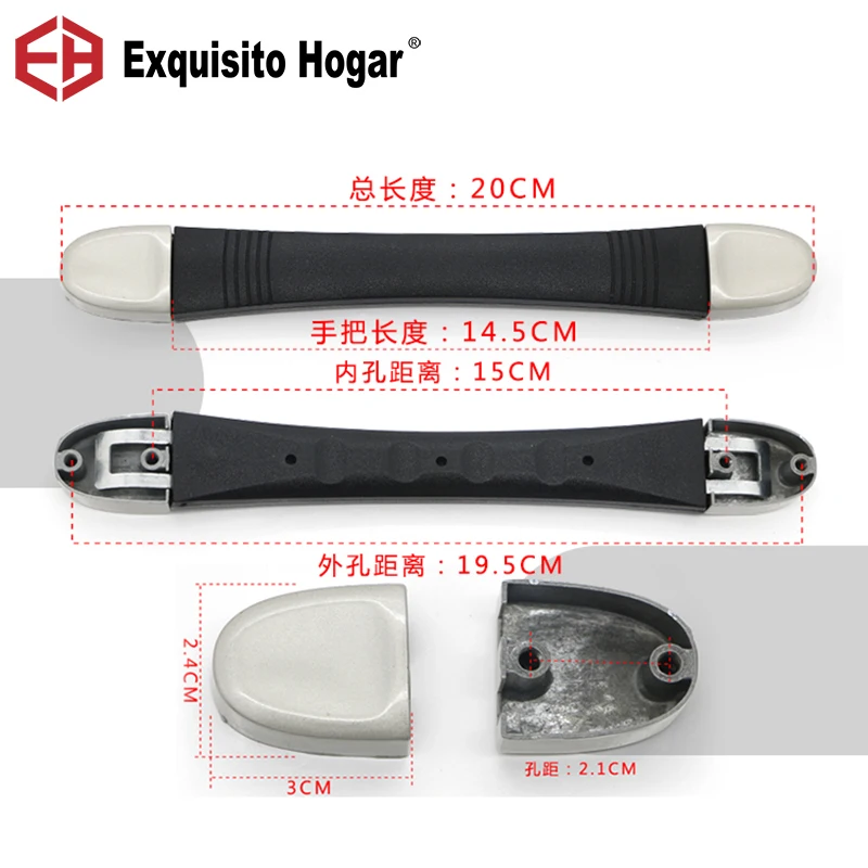 

Suitcase Pull Rod Box Handle Fitting Pull Rod Handle Suitcase Fix Holders Box Pull Carry Strap Luggage Repair Handle Part