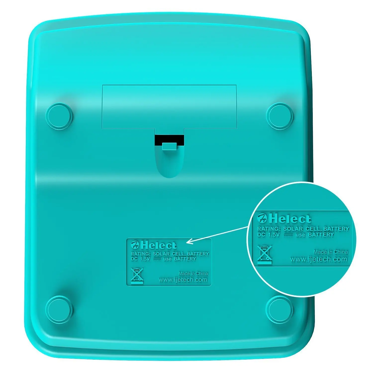 حاسبة Helect القياسية وظيفة سطح المكتب الشمسية حاسبة الأزرق