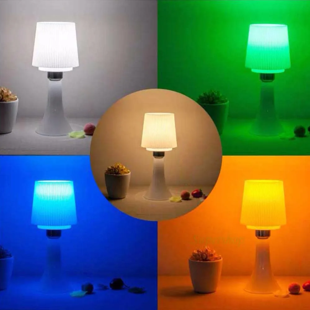 Рождественское освещение E27 10 W RGB Светодиодный светильник 110 V 220 16 Цвет изменения