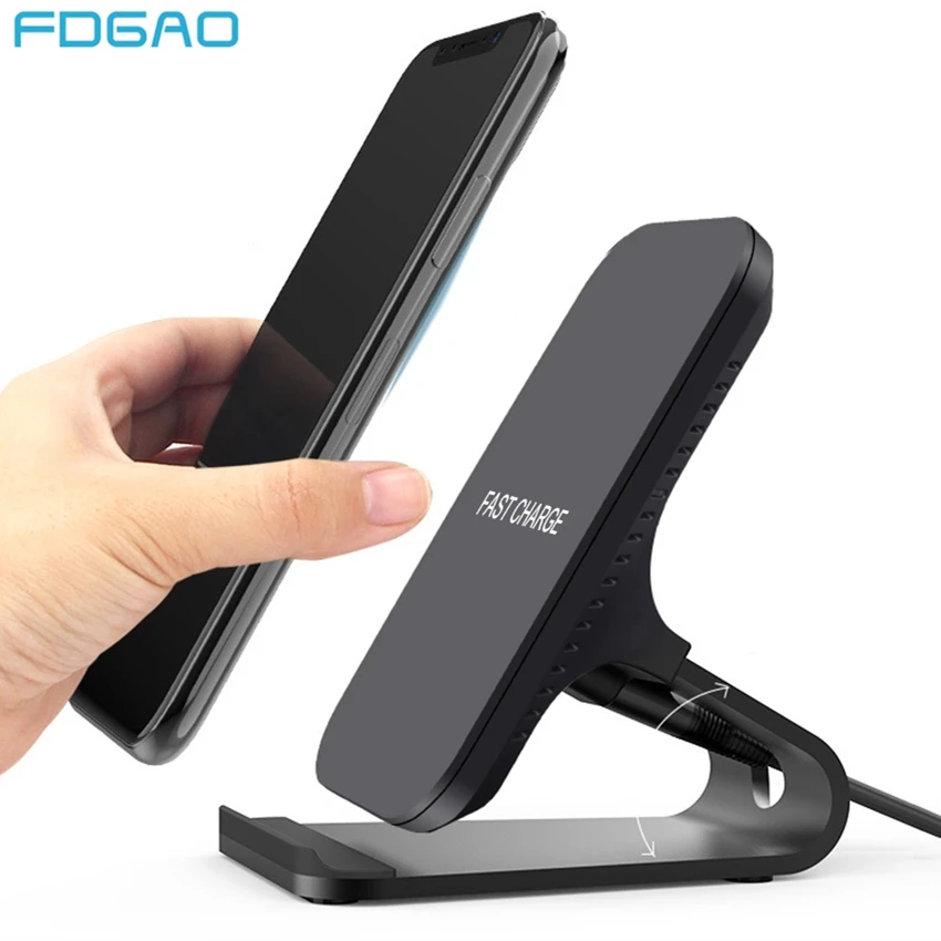 

FDGAO Qi Wireless Charger For Samsung S8 S9 Note 8 9 Fast Wireless Charging for iPhone X 8 XR XS Max Mobile Phone Charge Holder