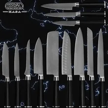 

Damascus pattern chef slicing bread cleaver santoku chef boning santoku utility paring kitchen knives 12 piece set hot sales
