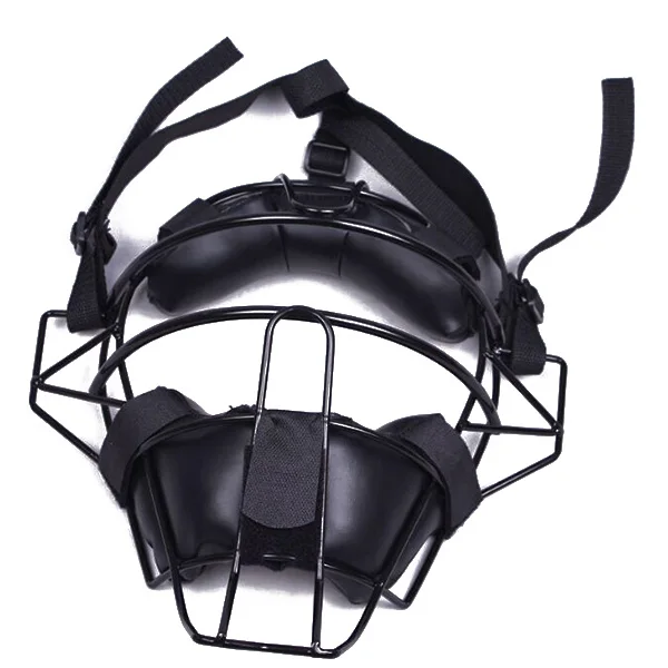 Бейсбольная Софтбол сверхмощная Молодежная маска для Ловца(черный