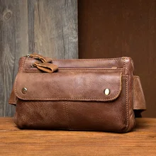 Высококачественная Мужская сумка на талию из натуральной коровьей кожи, повседневная сумка-пояс, поясная сумка для телефона, поясная сумка для женщин и мужчин, поясная сумка для путешествий