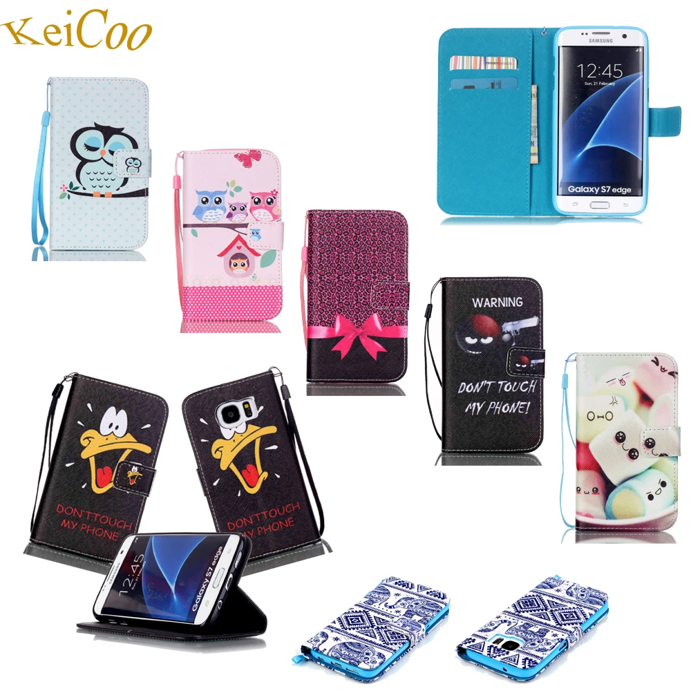 

Phone Leather Cover for Samsung S 7 edge 7edge G935F SM-G935F Flip Case for Samsung Galaxy S7 Edge s7edge G935FD SM-G935FD Bags