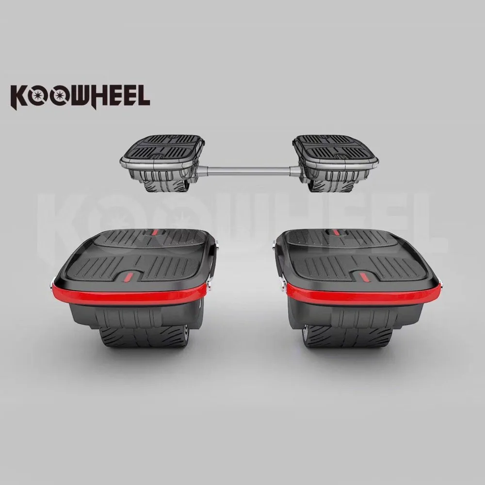 1 пара Koowheel Электрический роликовый скейт Ховер доска двойной мотор самобалансирующийся скутер с двойной подножкой на открытом воздухе