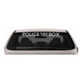 

New fashion cool personalized Dr. Who Tardis police box vinyl car stickers ,car sticker large 30"x3"