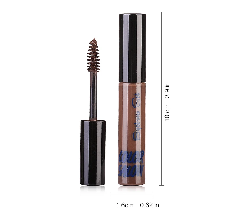 pudaier Eyebrow Enhancers Brush Kits Waterproof Henna Eyebrow Gel Black Brown Liquid