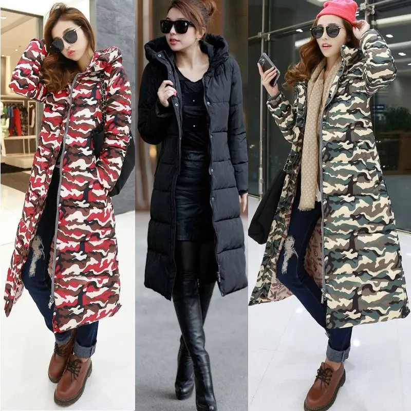 Long camo jacket womens Clearance