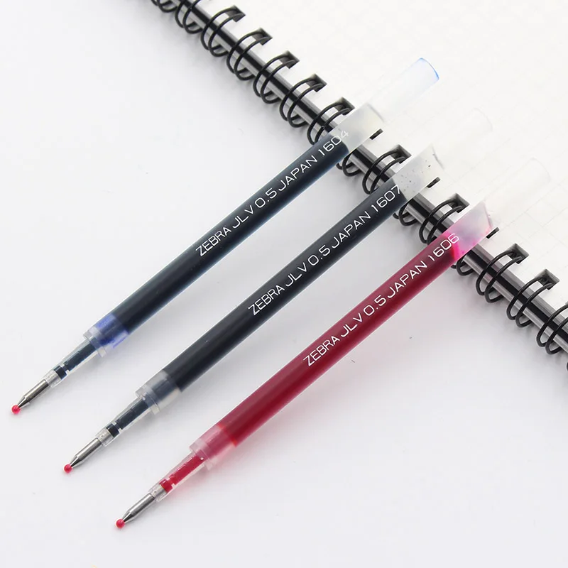 

Zebra JLV-0.5 Gel Ink Pen Refill airfit SARASA Dry for JJZ49 JJ31 neutral pen 0.5mm Japan Black/Blue/Red Colors Available