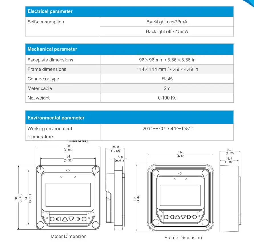 MPPT EPEVER Tracer 3210 30A Солнечный контроллер дистанционного метр MT50 удаленный датчик температуры ПК кабель связи использования