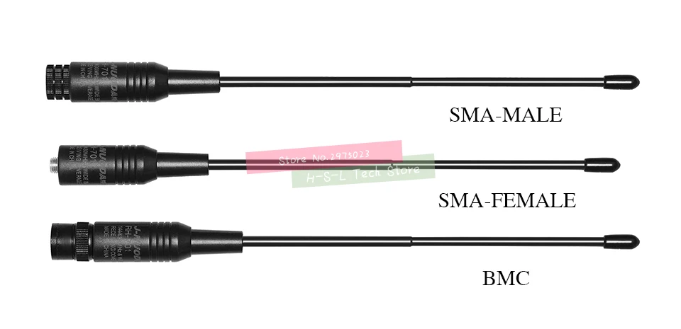 5 шт. Двухканальные рации Телевизионные антенны BNC smamale smafemale Интерфейс 144/430 MHz двухдиапазонный VHF/UHF переговорные Телевизионные антенны для