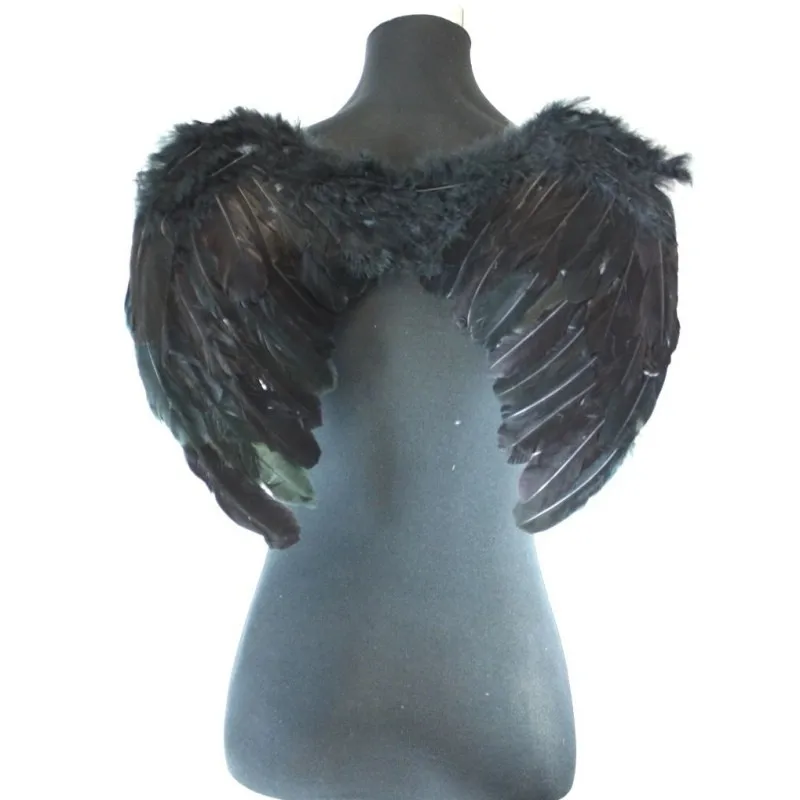 Feather Angel Fairy Set Costume LH8s Fancy Wand Halo Dress Halloween 3Pcs Party Wings