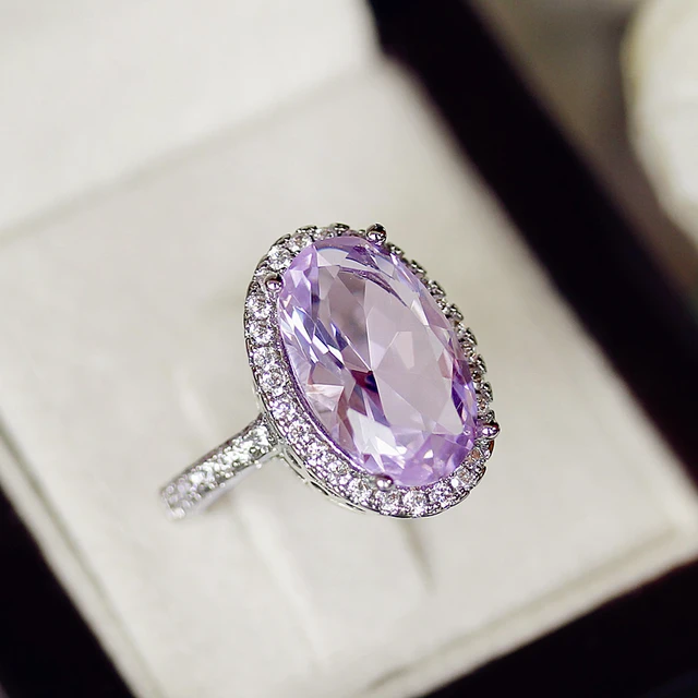 Purple stone Ring | Rebekajewelry