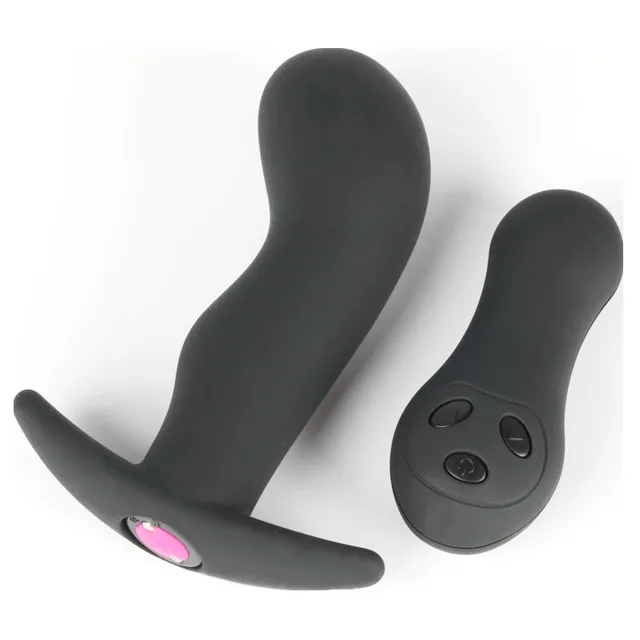 Silicone-Vibrating-Butt-Plug-Remote-Cont