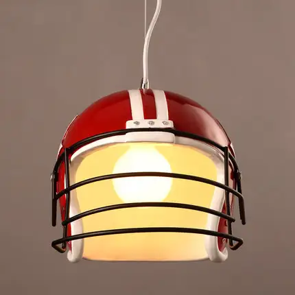 Creative Resin Baseball Cap Led Pendant Lights Modern
