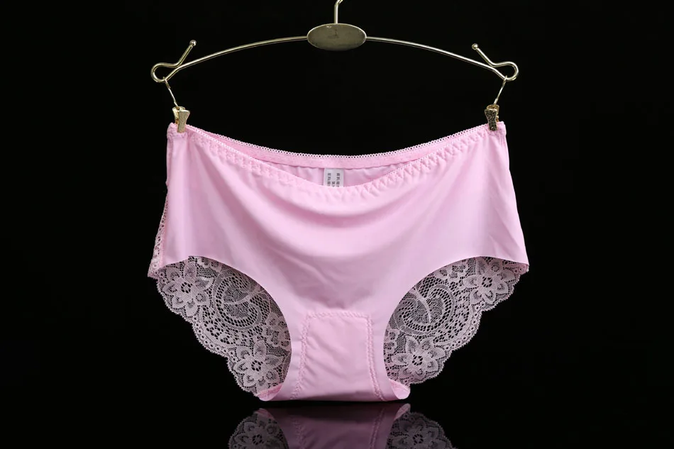 Women Sexy Lace Briefs Fabric Ultra-thin Comfort Underwear Seamless Panties for Women Underpants Cotton Lingerie Knickers  36