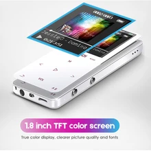 1.8inch LCD Screen Professional Flac MP3 Music HiFi Lossless Player Recorder Mini Walkman Audio Radio Speler Colorfly Earphone