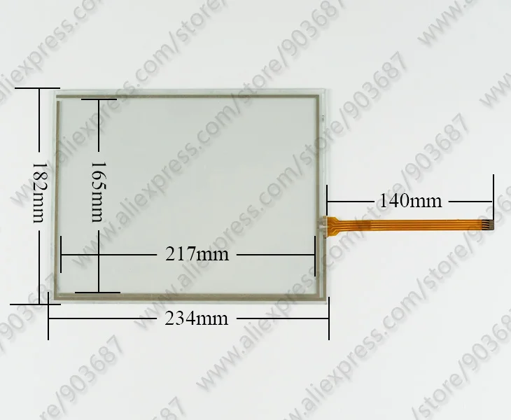 Un b/&r 4PP065.0571-P74 plaque de verre