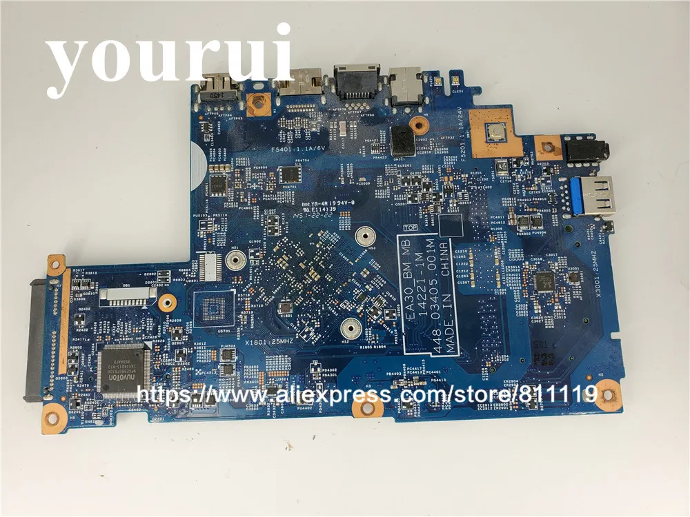 Материнская плата NBMRT11006 NB.MRT11.006 для acer aspire ES1 311 EA30 BM MB 14221 1M 448.03405.001M с ЦПУ 100%