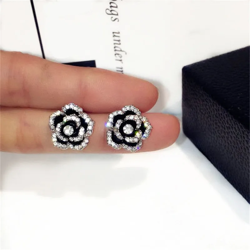 CX Shirling серьги с цветами Роскошные известный бренд Boucles d'oreille ювелирные изделия
