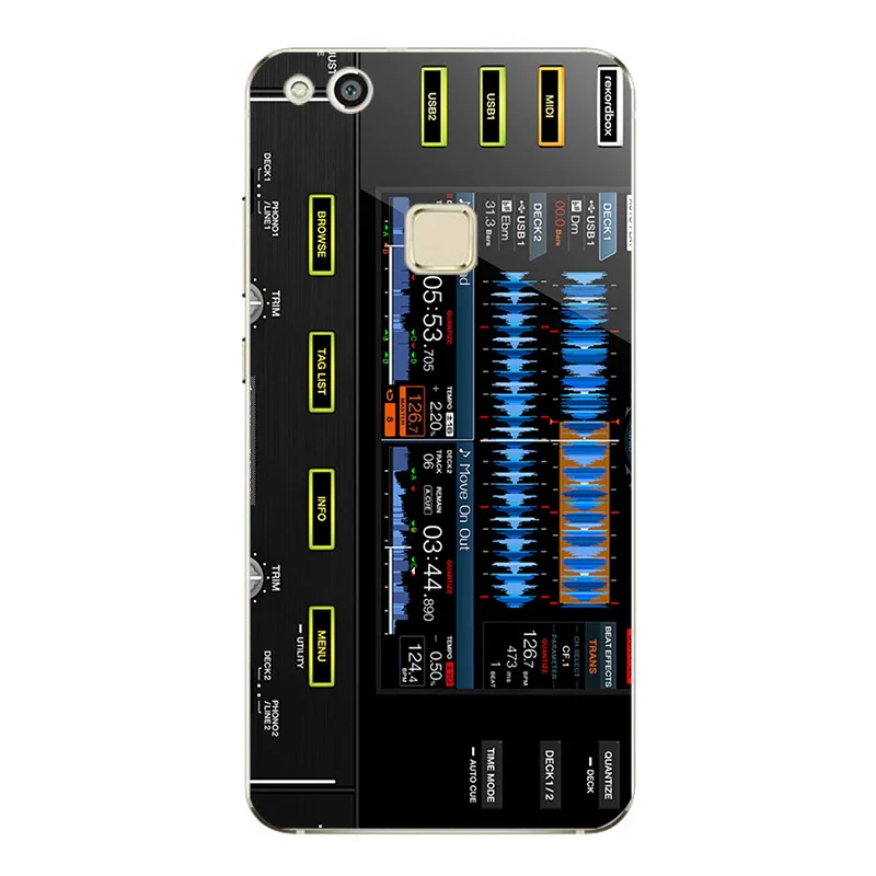Мягкий силиконовый чехол для телефона Ddj dj music 2018 из ТПУ Huawei P9 P10 P20 Lite Mate 9 10 Honor V9 Por