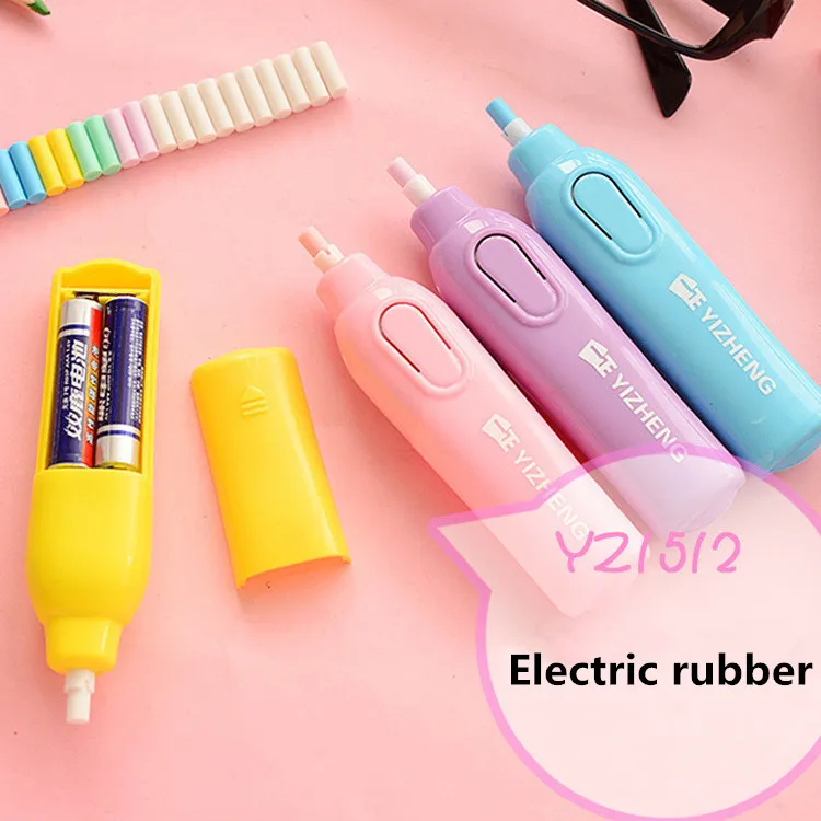 Creative Candy Color Electric Eraser Set Pencil Eraser Rubber Eraser