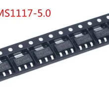10 шт. AMS1117-5.0, AMS1117-5, AMS1117, 1117-5,0 SOT223 800mA Регулятор низкого напряжения