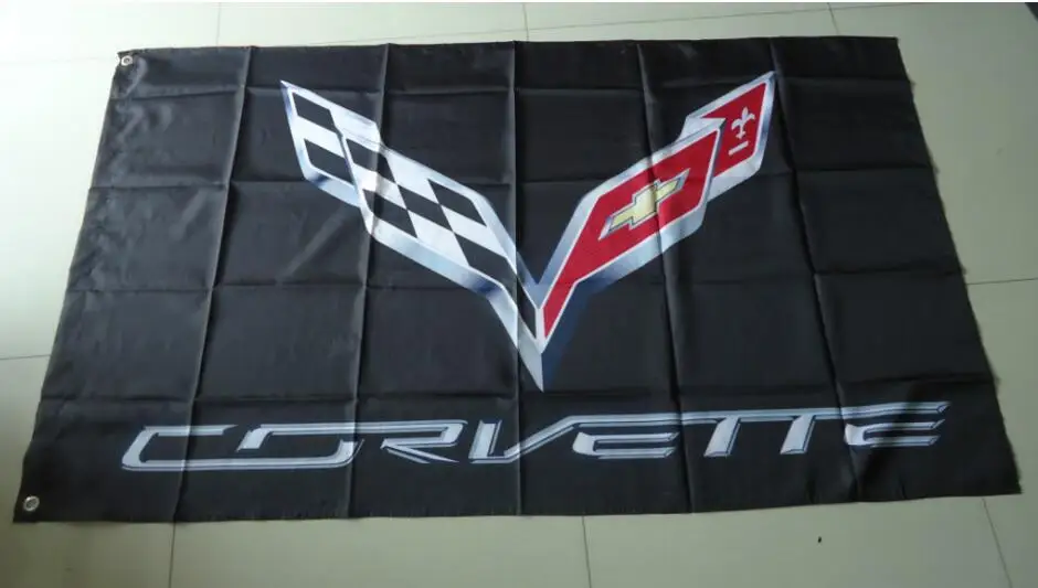 

Флаг corvette, баннер corvette, размер 90X 100% см, полиэстер