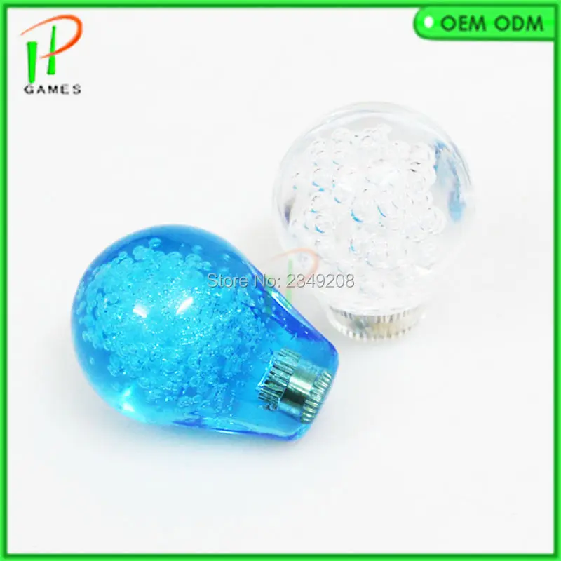 

10pcs/lot Oval crystal ball Joystick topball for Arcade fighting rock suitable to Sanwa/ Zippy/Seimitsu /joystick FREE SHIPPING