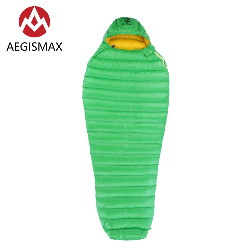 AEGISMAX Leto Green 700FP ультра сухой белый гусиный пух для кемпинга спальный
