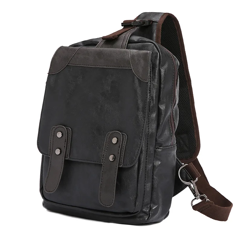 

New Recreational Men's One-shoulder Sloping Bag Korean Version Of Fashionable Men's Bag